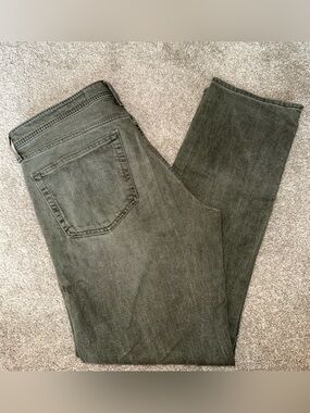 Daniel Cremieux Olive Green Straight Jeans